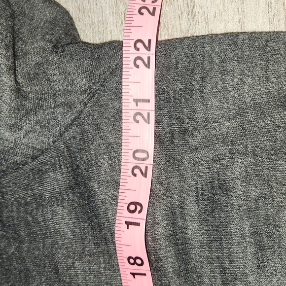 LENNIE FOR NINA LEONARD KNIT DRESS SIZE L DARK GREY TURTLE NECK BUTTONS EMBELLIS - Picture 10 of 12